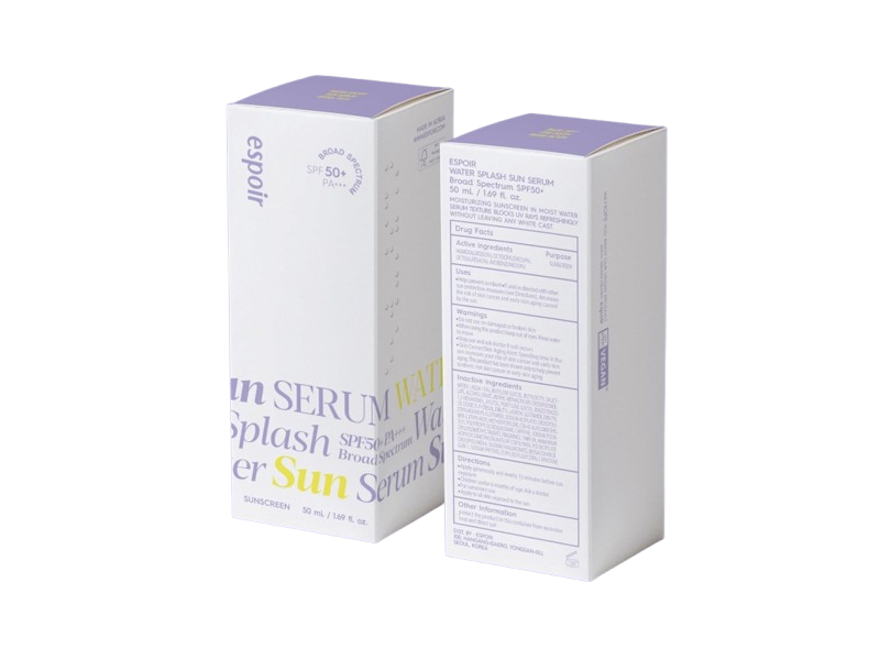 Espoir Water Splash Sun Serum Sunscreen, SPF 50, 1.69 fl oz/50 mL