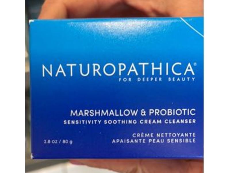 Naturopathica Marshmallow & Probiotic Sensitivity Soothing Cream Cleanser, 2.8 oz/80 g