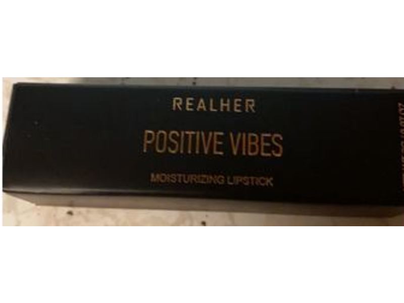 Realher Moisturizing Lipstick, Positive Vibes, 0.12 oz/3.5 g