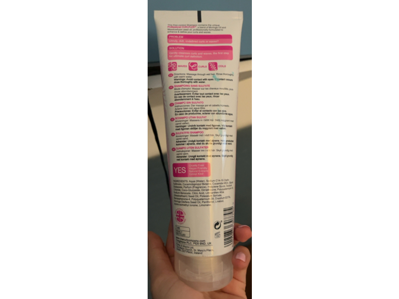 The Curl Company Expert In Curls & Waves Shampoo, 8.45 fl oz/250 mL