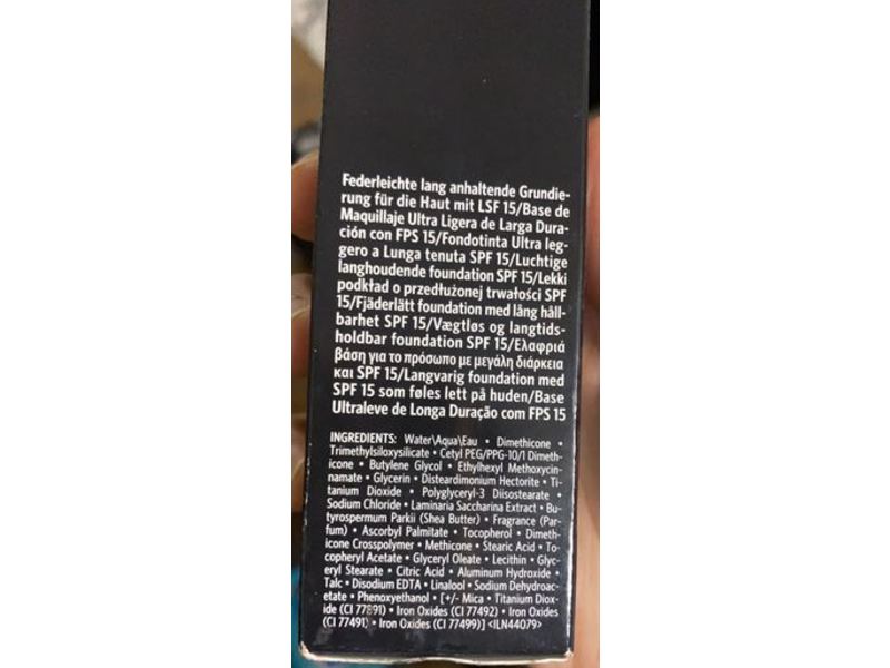 Bobbi Brown Skin Long-Wear Weightless Foundation, SPF 15, Warm Sand (2.5), 1 fl oz/30 mL