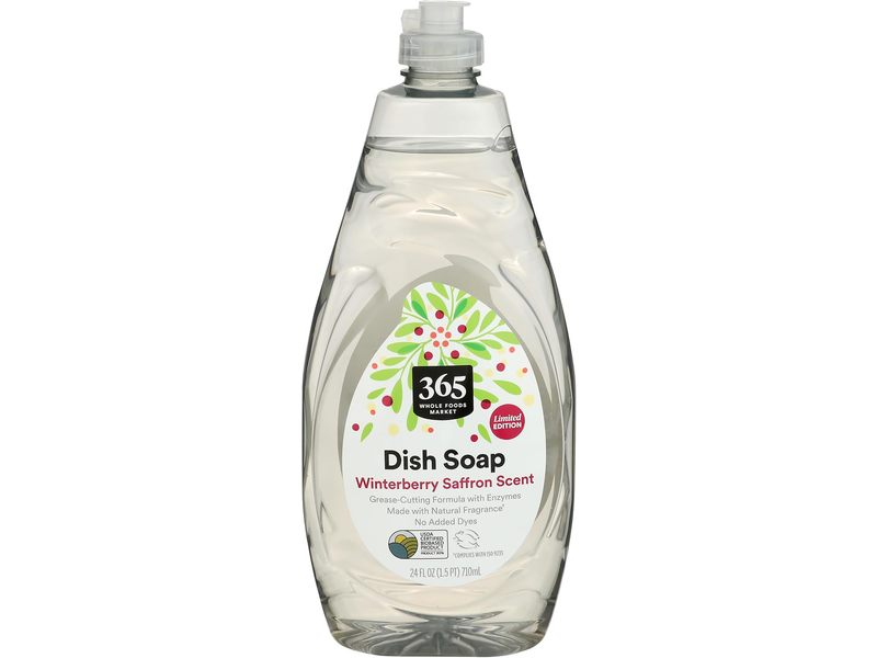 365 Whole Foods Market Dish Soap, Winterberry Saffron, 24 fl oz/710 mL