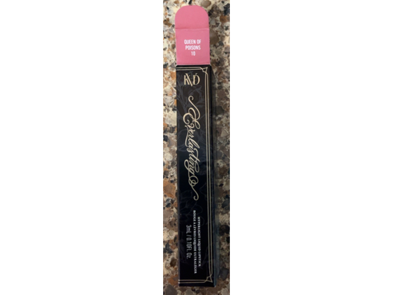 KVD Everlasting Hyperlight Liquid Lipstick Mini, Queen Of Poisons, 0.10 fl oz/3 mL