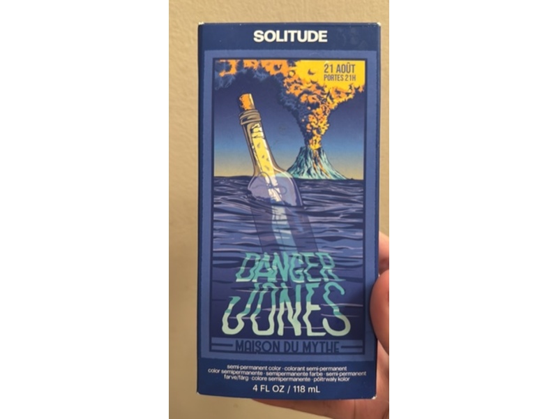 Danger Jones Semi-Permanent Hair Color, Solitude, 4 fl oz/118 mL
