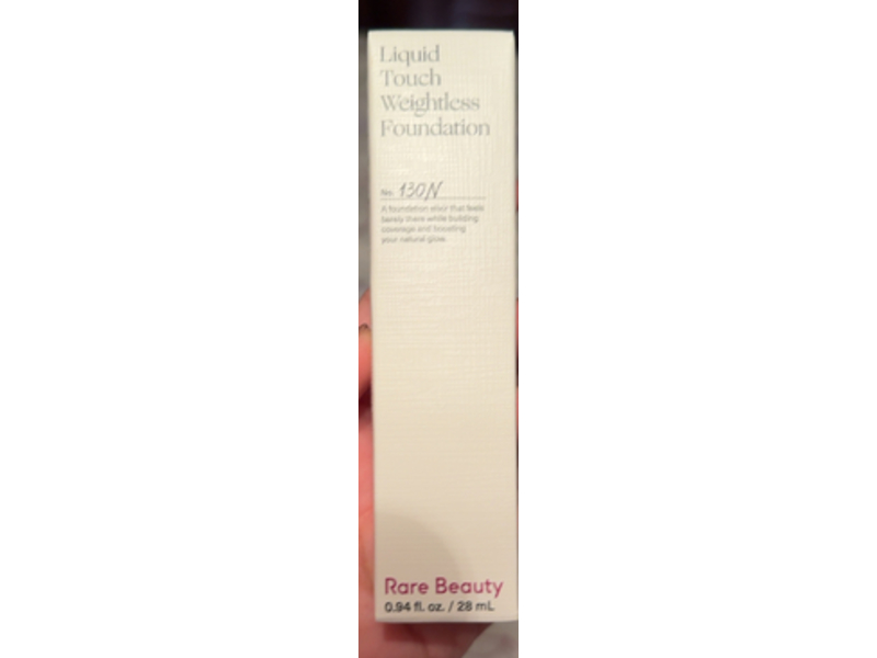 Rare Beauty Liquid Touch Weightless Foundation, 130N, 0.94 fl oz/28 mL
