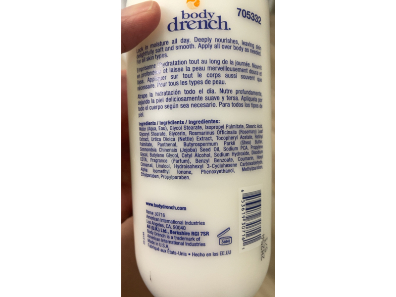Body Drench Deep Moisture Nourishing Body Lotion, 16.9 fl oz/500 mL