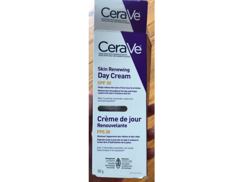 Cerave Skin Renewing Day Cream, Encapsulated Retinol, SPF 30, 50 g