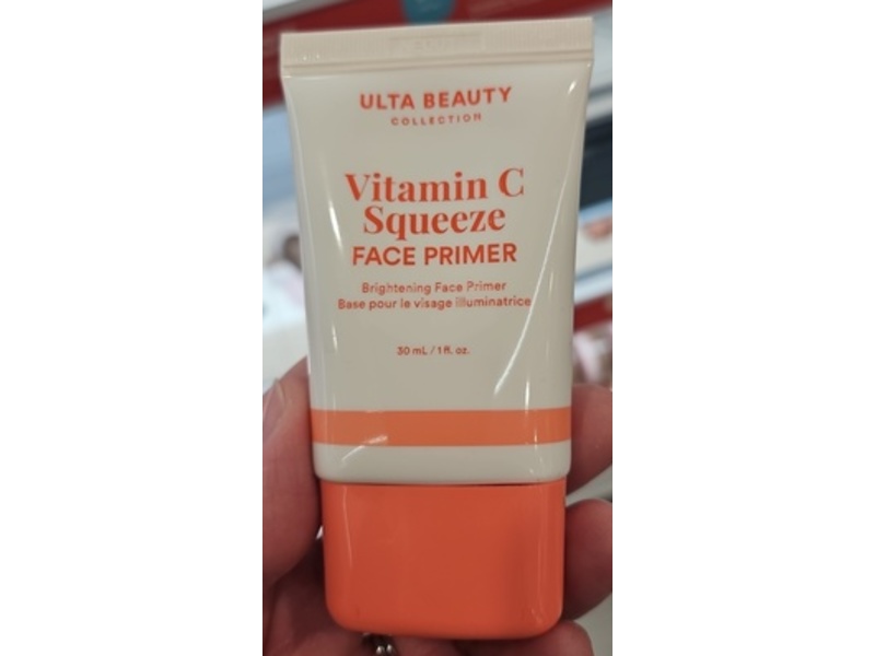 Ulta Beauty Brightening Face Primer, Vitamin C Squeeze, 1 fl oz/30 mL