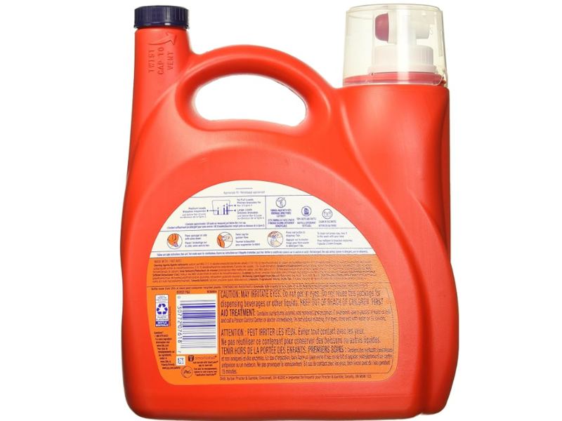 Tide Liquid Laundry Detergent, Original, 100 Loads, 132 fl oz/3.9 L