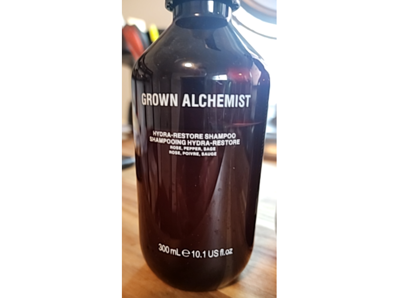 Grown Alchemist Hydra-Restore Shampoo, Rose + Pepper & Sage, 10.1 fl oz/300 mL
