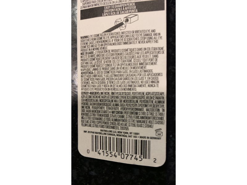 Maybelline Tattoo Studio Sharpenable Gel Pencil, Arctic Skies, 0.04 oz