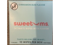 Sweetums Intimate Wipes, Cinnamon Bun Flavor, Pack Of 10 - thumbnail 3
