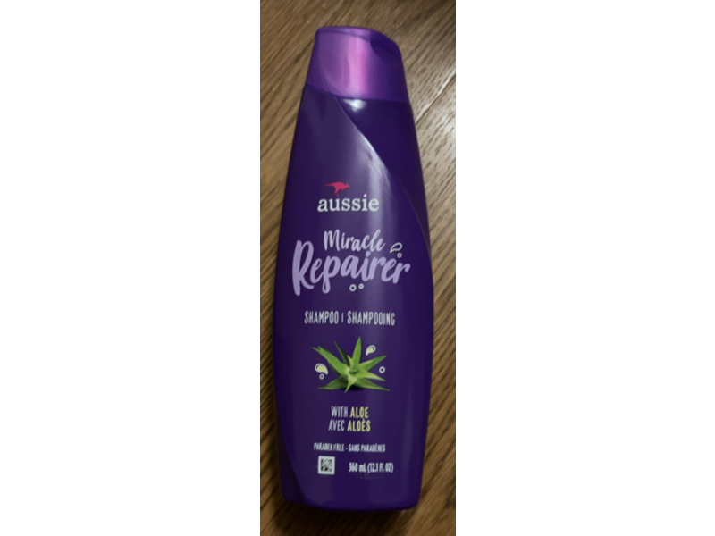 Aussie Miracle Repairer Shampoo, Aloe, 12.1 fl oz/360 mL