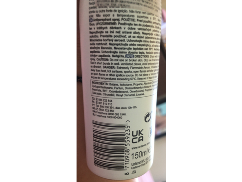 Dove Go Fresh Moisturising Cream Anti - Perspirant, Pear & Aloe Vera Scent, 150 mL