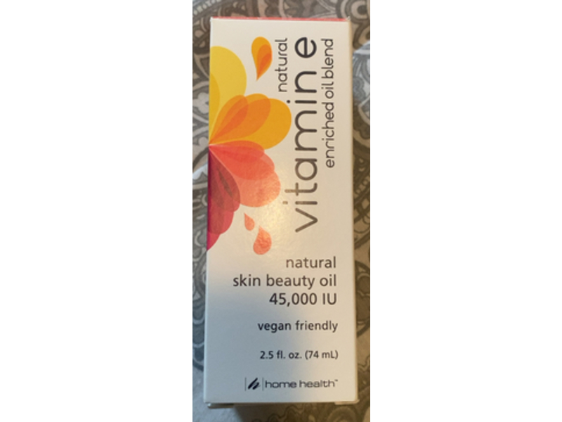 Home Health Skin Beauty Oil, Vitamin E, 2.5 fl oz/74 mL
