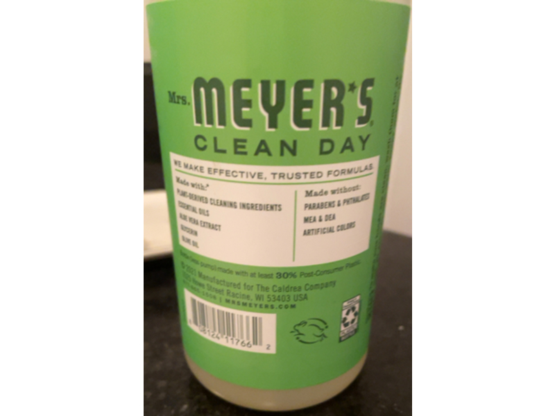 Mrs. Meyer's Clean Day Hand Soap, Fresh Citrus Grass Scent, 16 fl oz/473 mL