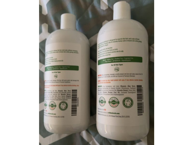 Wild Naturals Eczema & Psoriasis Shampoo + Conditioner, 32 fl oz/946 mL