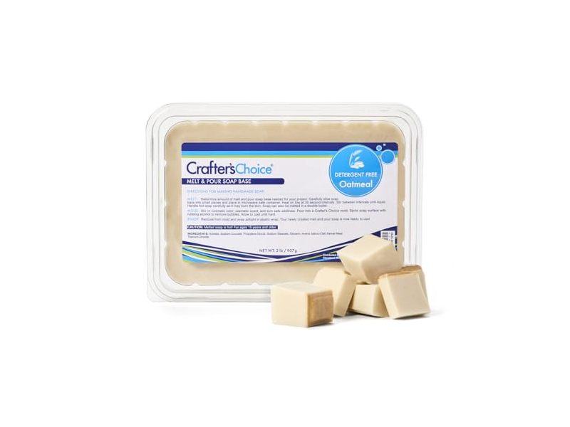 Crafter's Choice Melt & Pour Soap Base, Oatmeal Tan, 907 g
