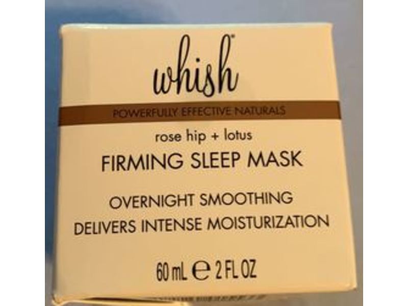 Whish Firming Sleep Mask, Rose Hip + Lotus, 2 fl oz/60 mL