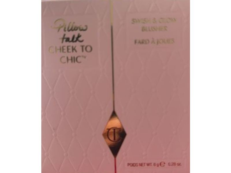 Charlotte Tilbury Cheek To Chic Blusher, Pillow Talk Intense, 0.28 fl oz/8 g
