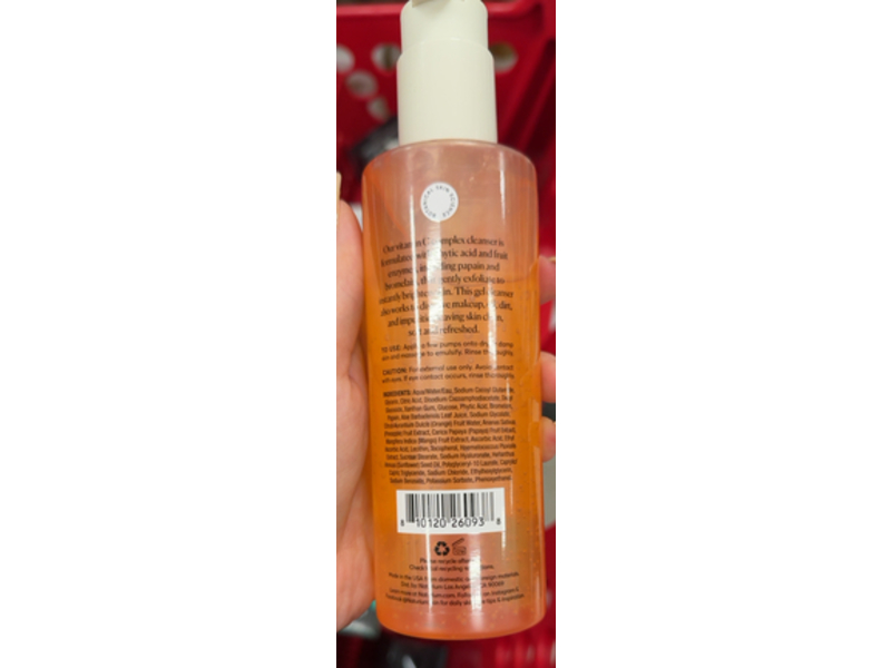 Naturium Vitamin C Complex Cleanser, 7.1 fl oz/210 mL