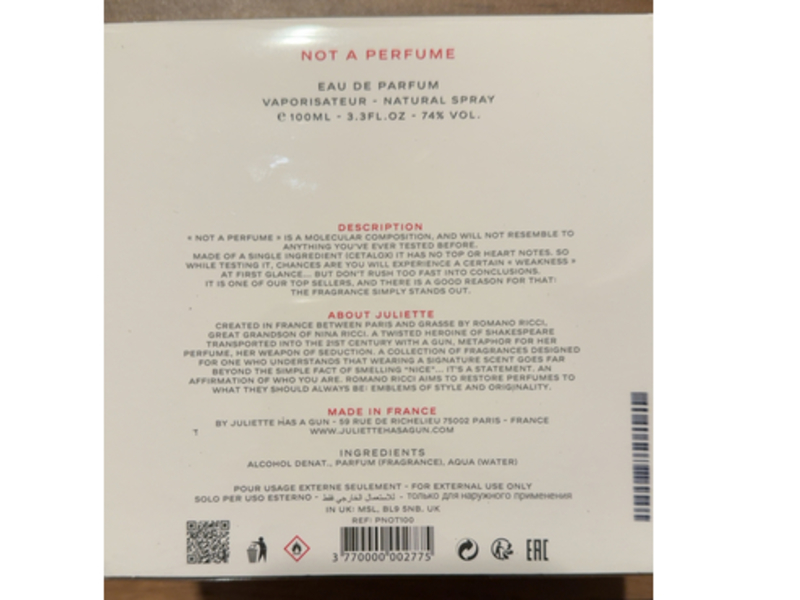 Juliette Has A Gun Not A Perfume Eau de Parfum Spray, 3.3 fl oz