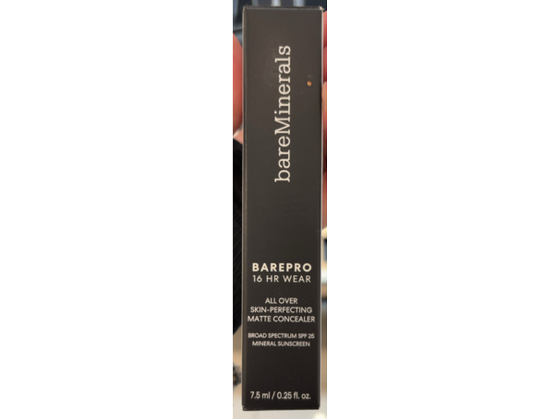 Bareminerals Barepro All Over Skin-Perfecting Mineral Sunscreen Matte Concealer, Medium 350 Neutral, SPF 25, 0.25 fl oz/7.5 mL
