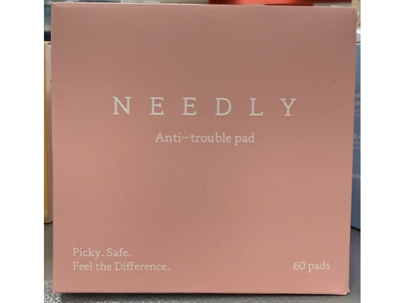 Needly Anti-Trouble Toner Pad, 60 Count
