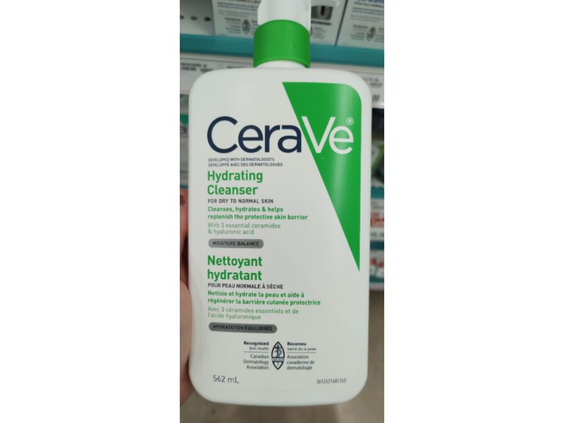 CeraVe Hydrating Cleanser, Dry to Normal Skin, 562 mL