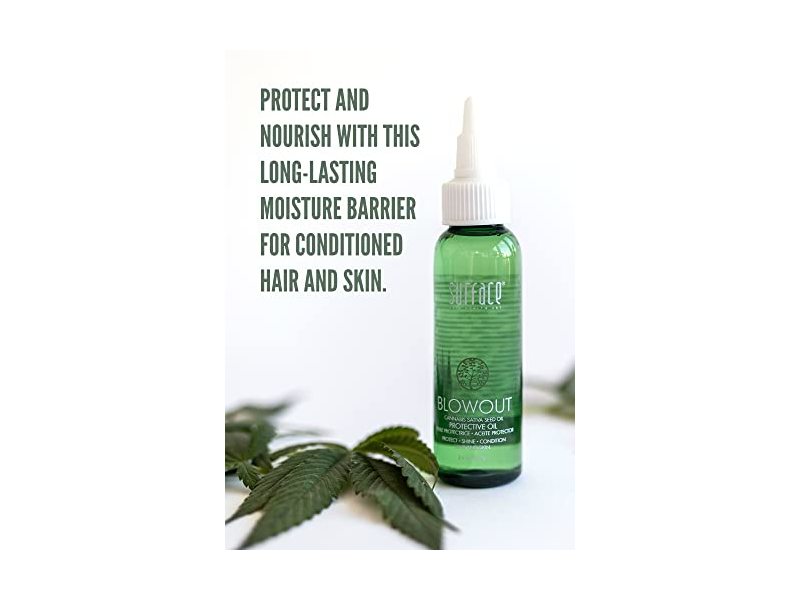 Surface Hair Blowout Protective Oil, 2 fl oz/60 mL