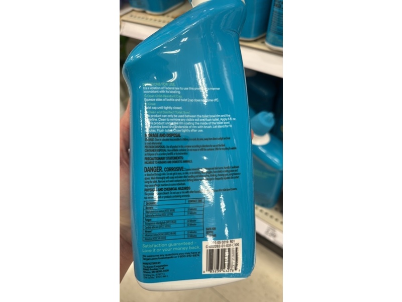 Up & Up Toilet Bowl Cleaner, 24 fl oz/709 mL