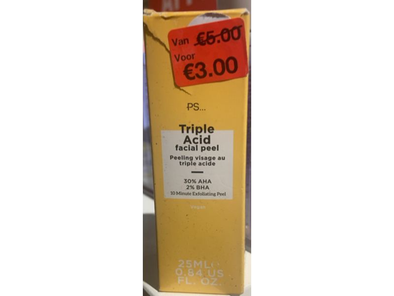 PS... Triple Acid Facial Peel, 0.84 fl oz/25 mL