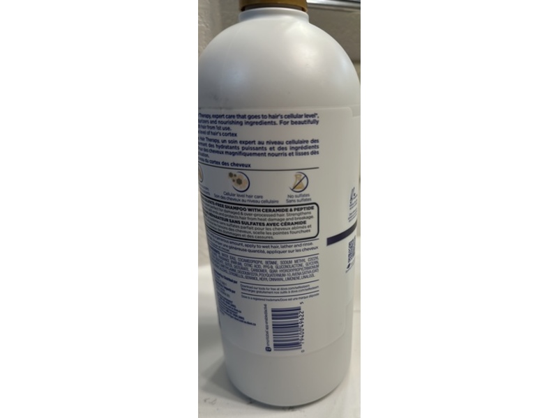 Dove Rescue & Protect Shampoo, Ceramide + Peptide, 33.8 fl oz/1 L