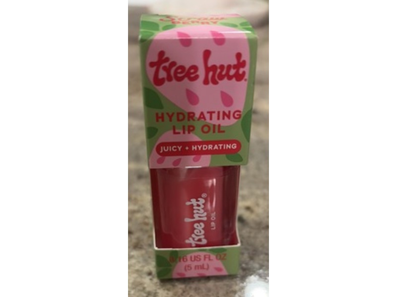Tree Hut Hydrating Lip Oil, Strawberry, 0.11 fl oz/3.2 mL