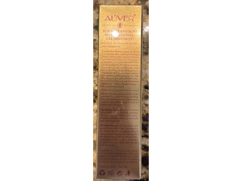 Aliver Scar And Acne Mark Removal Gel Ointment, 30 g
