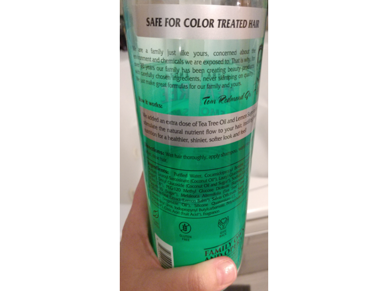 Renpure Advanced Extra Strength Refreshing Moisture Shampoo, Tea Tree & Lemon Sage, 32 fl oz/946 mL