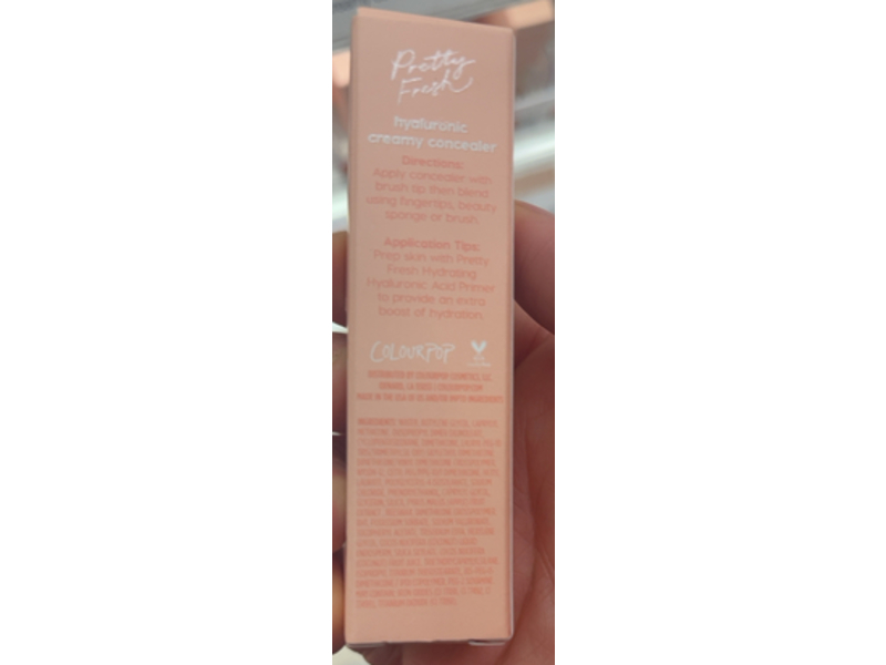 ColourPop Pretty Fresh Concealer, 90W Medium, 0.3 oz/6.5 g