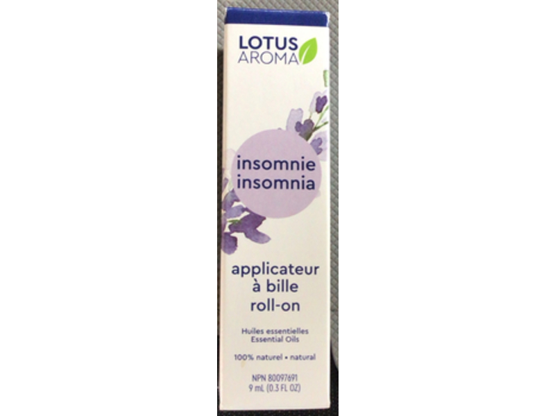 Lotus Aroma Insomnia Roll On, 0.3 fl oz/9 mL