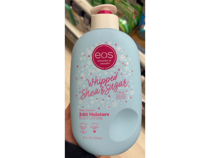 EOS Body Lotion, Whipped Shea & Sugar, 16 fl oz/473 mL