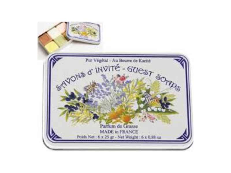Le Blanc Savons D Invite-Guest Soaps, 0.88 oz/25 g, 6 Count