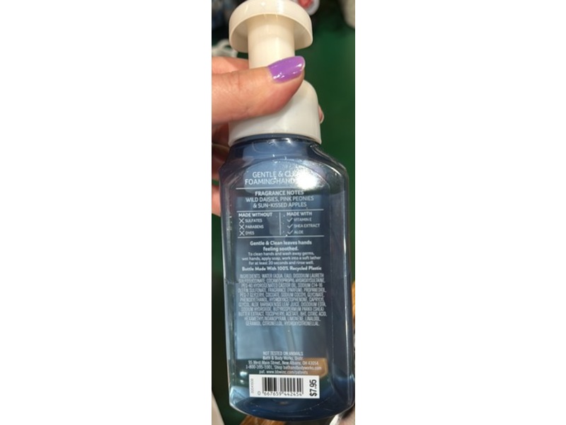 Bath & Body Works Gentle & Clean Foaming Hand Soap, Beautiful Day, 8.75 fl oz/269 mL