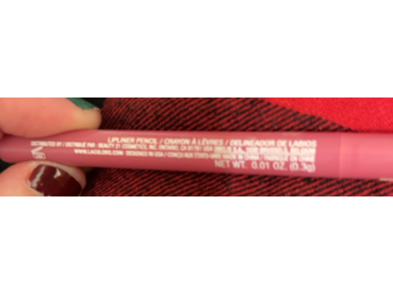 L.A. Colors Auto Lipliner, Pinky, 0.01 oz/0.3 g
