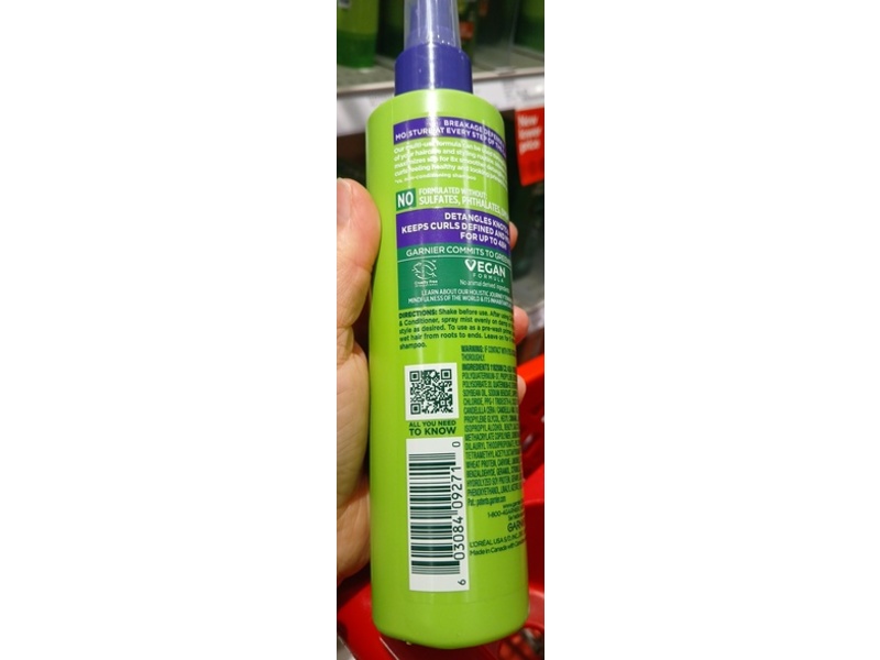 Garnier Fructis Curl Knot Melter Multi-Use Anti-Breakage Detangling Milk, 8.5 fl oz/250 mL