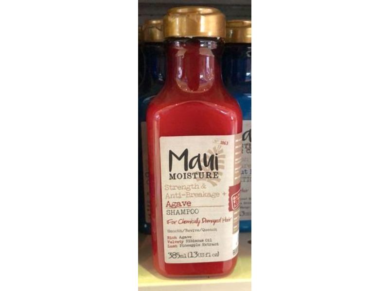 Maui Moisture Strength & Anti-Breakage + Agave Shampoo, 13 fl oz/385 mL