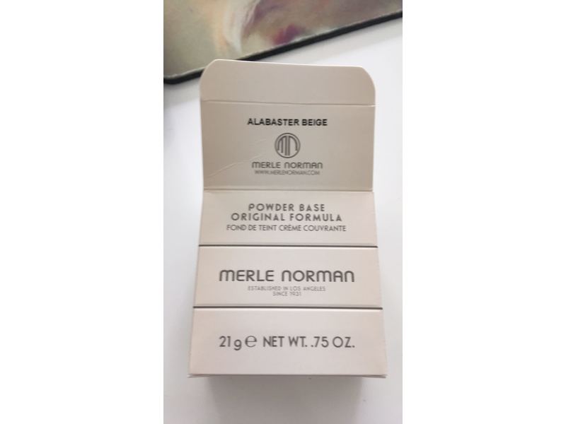 Merle Norman Powder Base Original Formula, Alabaster Beige, 21 g/0.75 oz