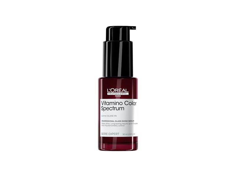 L'Oreal Professionnel Paris Vitamino Color Spectrum Professional Glass Shine Serum, 1.01 fl oz/30 mL