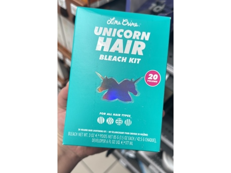 Lime Crime Unicorn Hair Bleach Kit, 20 Volume, 6 fl oz/177 mL