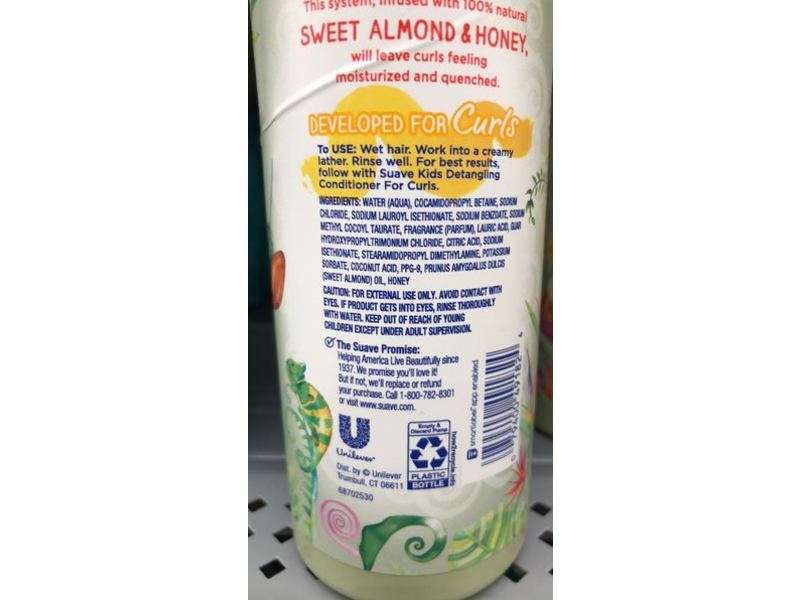 Suave Kids Mositurizing Shampoo, Sweet Alond & Honey, 20 fl oz/591 mL