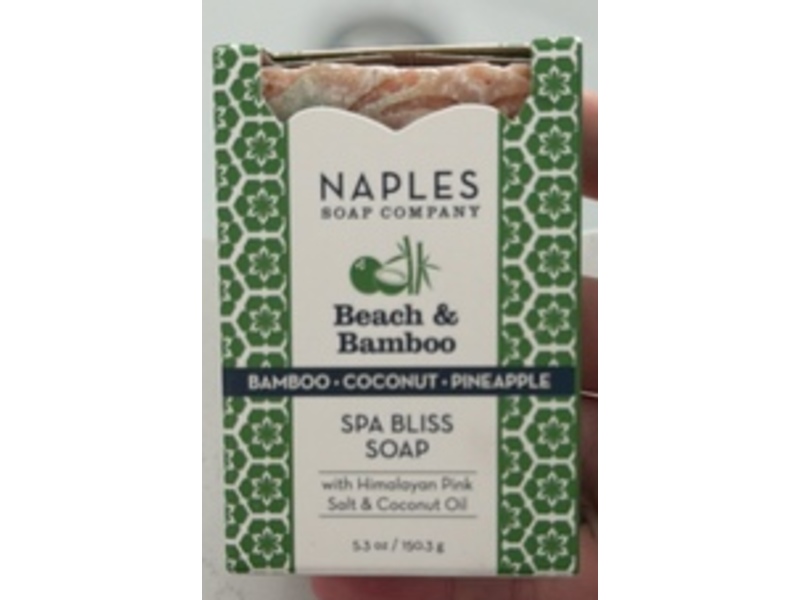 Naples Soap Company Spa Bliss Soap, Beach & Bamboo, 5.3 oz/150.3 g
