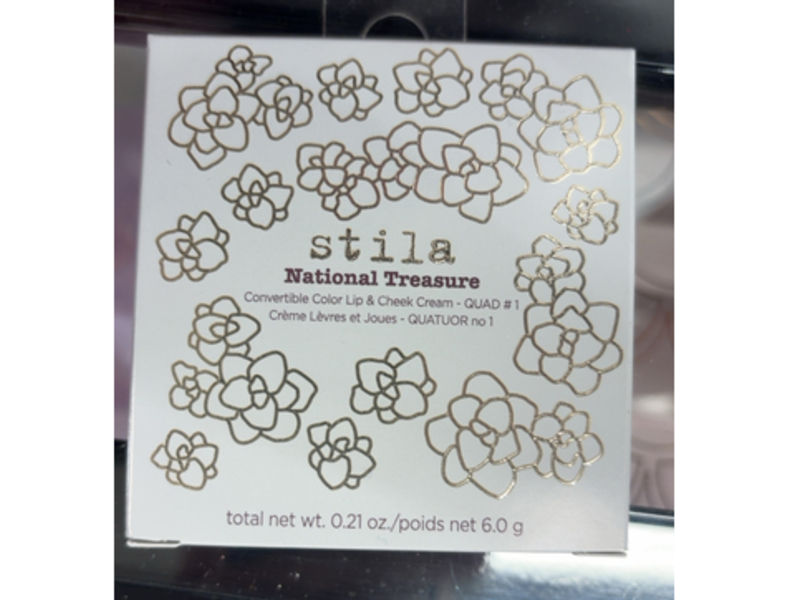 Stila National Treasure Convertible Color Lip & Cheek Cream, Quad 1, 0.21 oz/6 g